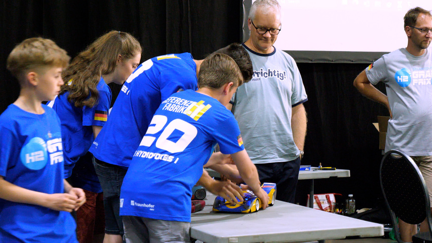 Die Hydrofoxes I vom EGE-Gymnasium Annaberg-Buchholz sind eines der deutschen Teams am Start.