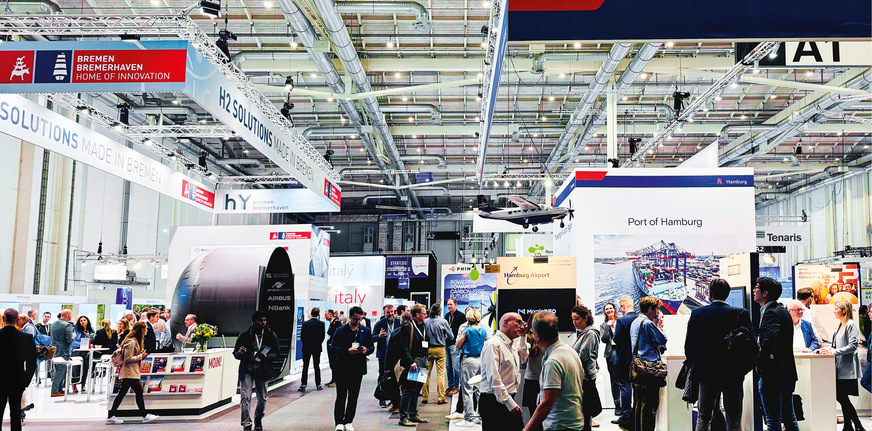 Schon im vergangenen Jahr stieß die Wasserstoffmesse in Hamburg auf reges Interesse.