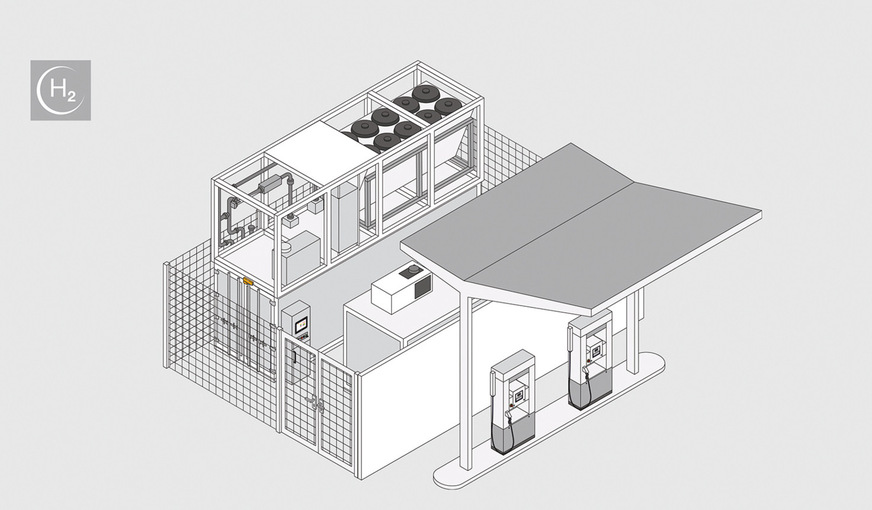 Für die Vermeidung explosionsfähiger Atmosphären an Wasserstofftankstellen sind die Detektion und schnelle Ortung von Leckagen entscheidend. Steuerungssysteme leiten automatisch Sicherheitsmaßnahmen ein.