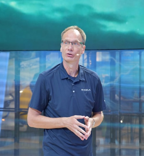 Michael Lohscheller während der IAA Transportation 2022