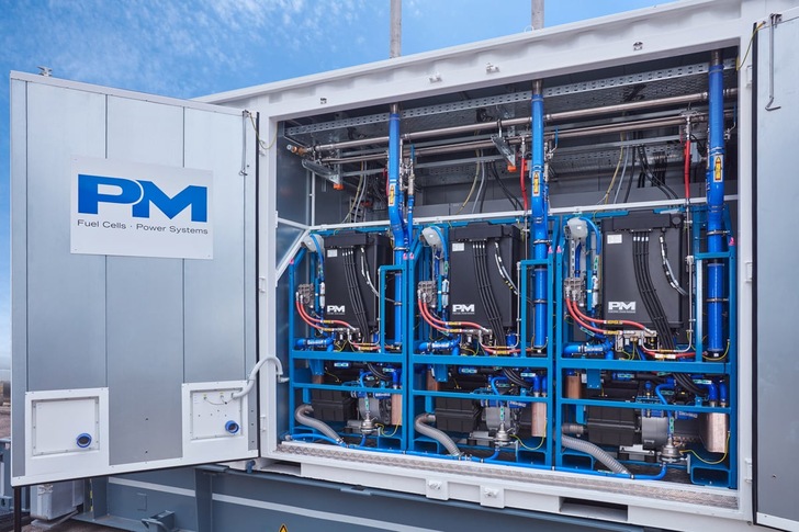 Kernkomponenten des HyShelter®-Aggregats