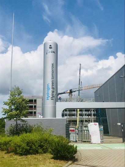 Eingang zum ZAL in Hamburg-Finkenwerder