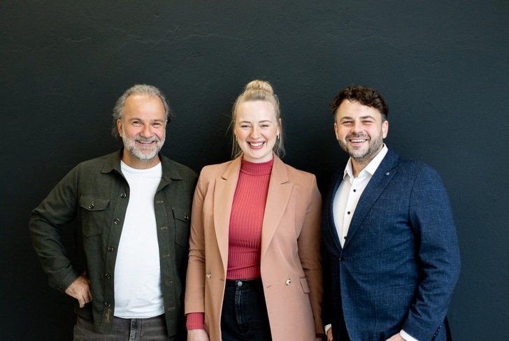 Jörg Starr, Elena Hof, Paul Karzel (v. l.)