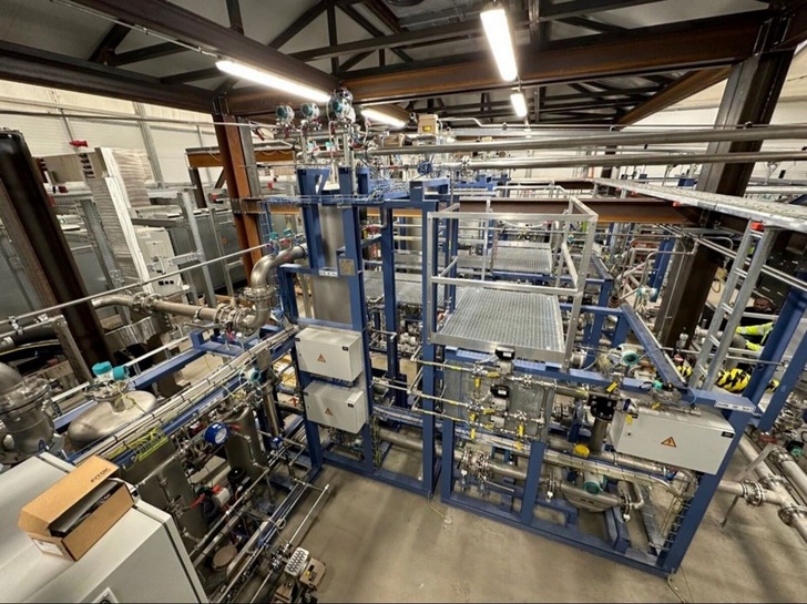 OffgridWind-Anlage (innen) im dänischen Floe