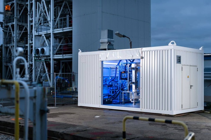 Container-Demonstrationsanlage