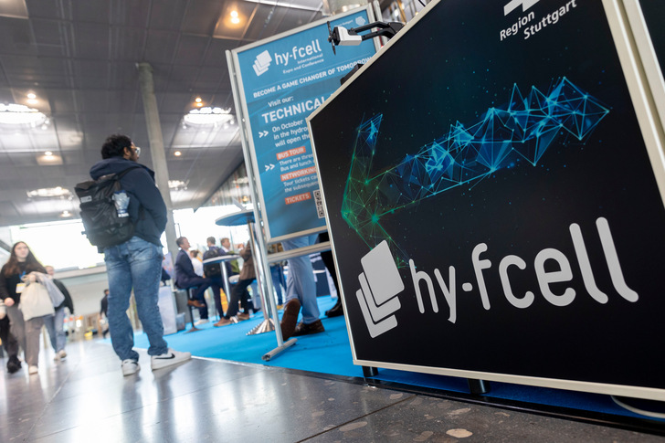 Hy-FCell Messe auf der Messe Stuttgart.