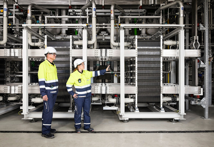 Elektrolyseur „Trailblazer“ in Oberhausen