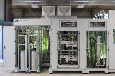 PEM-Prüfstand von Albert & Hummel