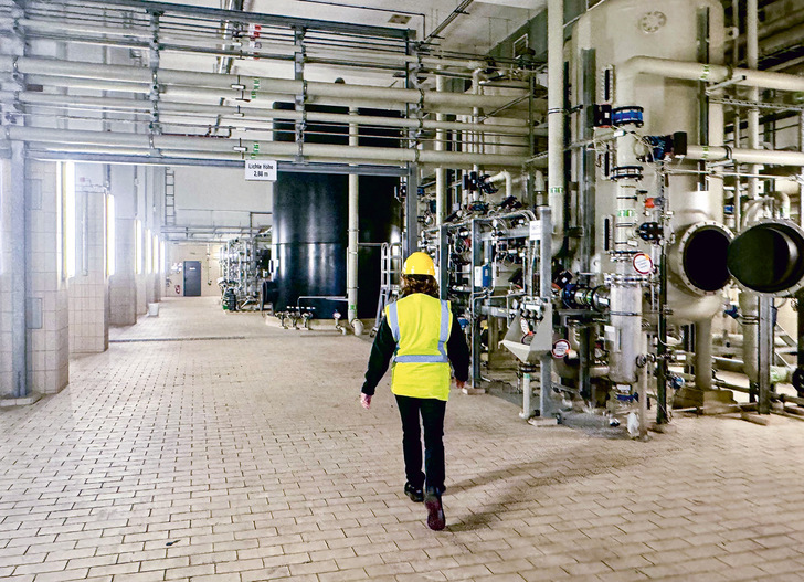 Die Wasseraufbereitungsanlage am Standort Moorburg bleibt erhalten und wird in Zukunft für den Elektrolyseur genutzt. 