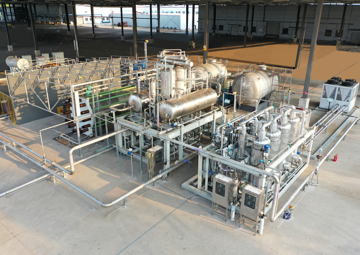 5 MW Wasserstoffproduktion mittels Standarddruck-Alkalielektrolyse