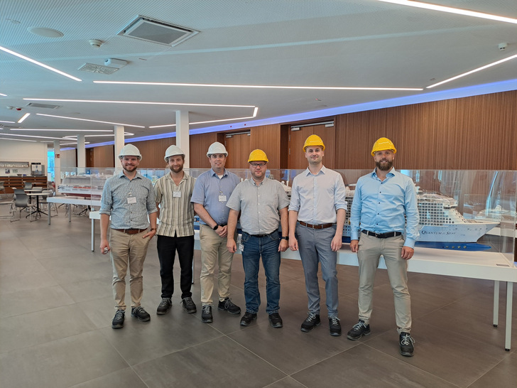 Das Projektteam beim Kick-off-Treffen.