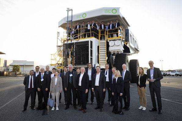 HySupply/BMBF-Delegation bei Fortescue Future Industries am 25. Mai 2022 in Hazelmere, Perth