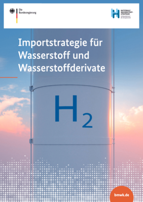 Titelseite der Importstrategie für Wasserstoff