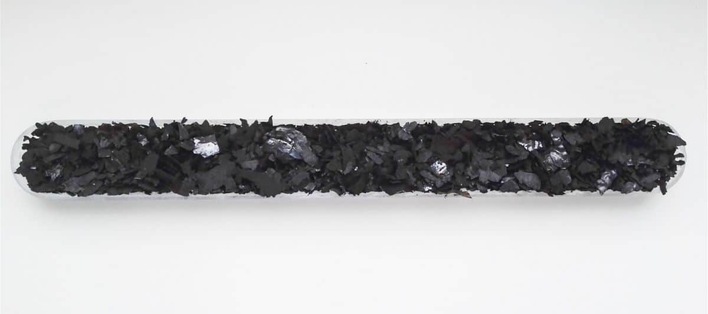 Geschreddertes Material