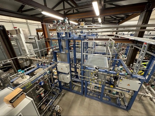 OffgridWind-Anlage (innen) im dänischen Floe