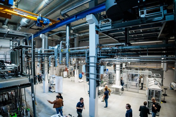 Sicht auf das neue Labor