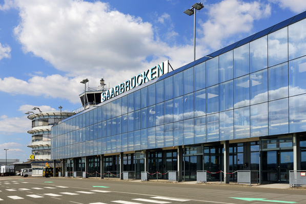 Flughafen Saarbrücken.