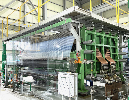 Die neue Chlor-Alkali-Anlage mit Rückgewinnung von Dünnsole aus der MDI-Produktion.