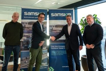 eCap Marine und der Logistikdienstleister Samskip sind sich handelseinig geworden: Das Hamburger Unternehmen liefert in Zukunft Brennstoffzellensysteme für Kurzstrecken-Containerschiffe. 
