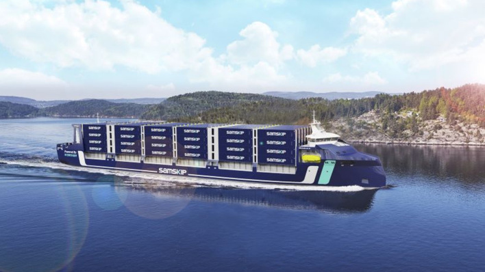 In naher Zukunft sollen zwei Samskip-Containerschiffe mit Spezial-Brennstoffzellen von Ballard angetrieben und auf der Strecke zwischen Norwegen und den Niederlanden eingesetzt werden.