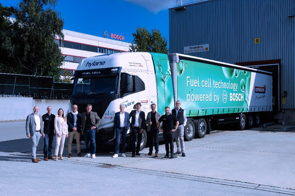 The people behind the joint project by Bosch, Iveco, hylane and Schäflein.