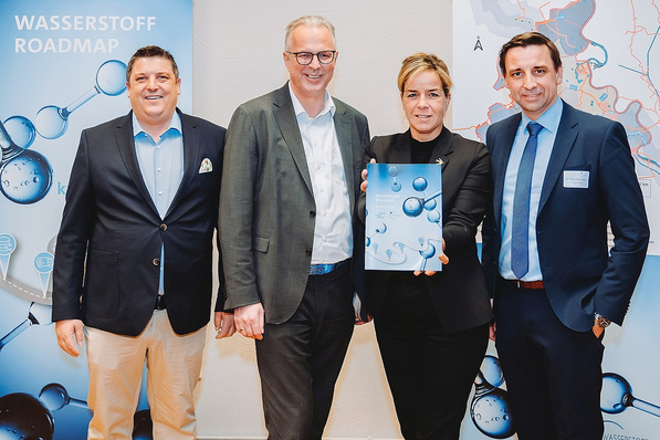 David Zülow, Dirk Brügge, Mona Neubaur, Dr. Dieter Ostermann