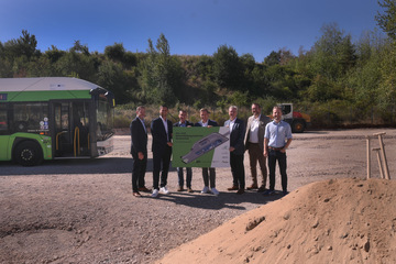 Das Projekt entsteht auf dem Gelände des künftigen Aus- und Weiterbildungszentrums für klimaneutrale und digitale Mobilität (AWM) an der Peterheide.