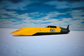 Der JCB Hydromax stellte einen neuen Wasserstoff-Geschwindigkeits-Weltrekord auf.