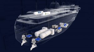  Designentwurf eines zukünftigen BZ-Schiffes